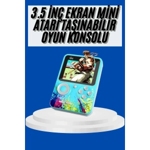 Çocuklara Özel 4k Hd Retro Oyun Konsol El Atari Taşınabilir 500 Oyunlu
