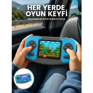 Çocuklara Özel Retro Oyun Konsolu Portatif Eğlence Cihazı