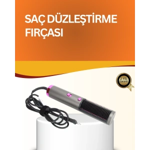 Çok Yönlü Kullanıma Uygun Saç Kurutma Ve Düzleştirme Fırçası