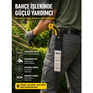 Dal Budama İçin Güçlü Kesim Sağlayan Bahçe Bıçkısı