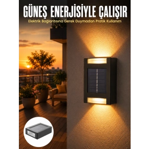 Dekorasyon Aplik Işık Güneş Enerjili Aydınlatma Dekoratif Aydınlatma Yeni Nesil