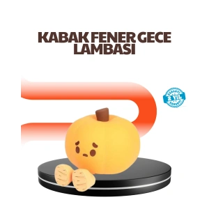 Dekoratif Pumpkin Gece Lambası Şarjlı Dokunmatik Led Işık