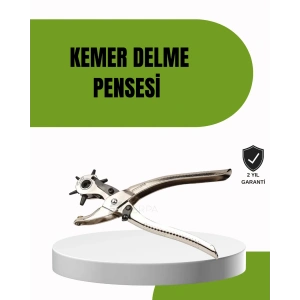 Deride Kemer Çanta Ayakkabı Delme Pensesi 6 Uçlu Döner Başlıklı Tamir Aleti