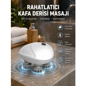 Derin Masaj Sağlayan Elektrikli Kafa Masaj Aleti