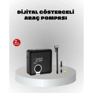 Dijital Ekranlı Diyafram Tip Kompresör 150 Psı Güçlü Motorlu