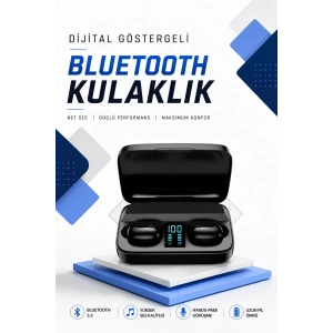 Dijital Göstergeli Bluetooth Kulaklık Kablosuz Tws Stereo Bluetooth 5.0