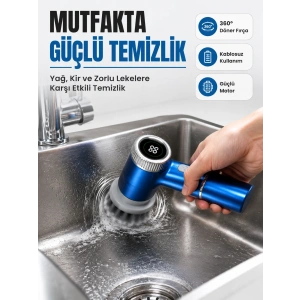 Dijital Göstergeli Şarjlı Temizlik Fırçası İle Konforlu Kullanım Deneyimi