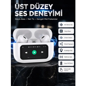 Dokunmatik Ekranlı Bluetooth Kulaklık Tws İos Android Tüm Telefonlara Uyumlu Kulaklık Yeni Nesil