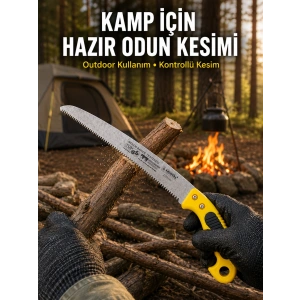 El Tipi Bahçe Bıçkısı Dayanıklı Çelik Kesim Testeresi