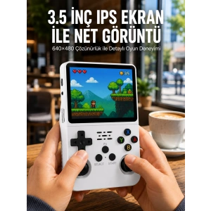 El Tipi Oyun Konsolu 3.5 İnç Hd Ekran Ve Hafıza Kartı Destekli Yeni Nesil