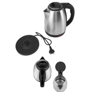 Elektrikli Paslanmaz Çelik Su Isıtcı Çelik Kettle 1.8 Lt. Uzun Ömürlü
