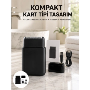 Elektrikli Tıraş Aleti – Hassas Kesim, Kolay Temizlik, Cilt Dostu Yeni Nesil