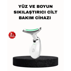 Ems Mikro Akım Yüz Ve Boyun Sıkılaştırıcı Cihaz 7000 Vpm Titreşim Isı Terapili