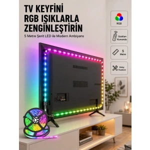 Enerji Tasarruflu Rgb Şerit Led 5 Metre