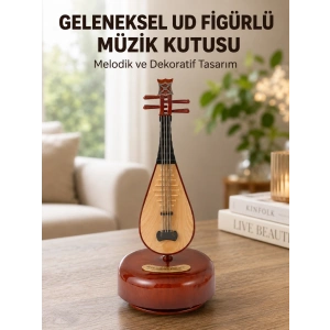 Enstrüman Şeklinde Müzik Kutusu Lüt Tasarım Melodious Music