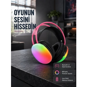 Ergonomik Rgb Bluetooth Kulaklık 3d Ses Yeni Nesil