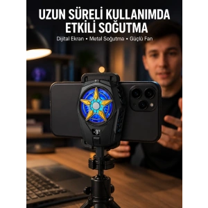 Ergonomik Telefon Soğutucu – 2 Hız Ayarı, Hafif Ve Taşınabilir Yeni Nesil