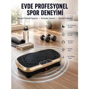 Ev Tipi Titreşimli Spor Aleti Yağ Yakım Destekli Tasarım Yeni Nesil