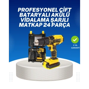 Ev Ve Atölye İçin 12v Akülü Matkap | Plastik Mandren Ve Metal Şanzıman