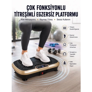 Evde Spor İçin Titreşimli Plate Fitness Platformu Yeni Nesil