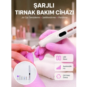 Evde Ve Profesyonel Kullanıma Uygun Tasarımlı Tırnak Bakım Cihazı