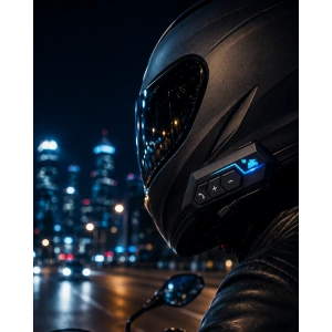 Evrensel Motosiklet Kask Bluetooth Kulaklık Uzun Pil Süreli Tasarım