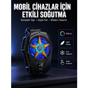 Evrensel Uyumlu Type-c Şarjlı Cep Telefonu Radyatörü Yeni Nesil