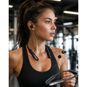 Extra Bass Kablosuz Kulaklık Uzun Bataryalı Neckband Tasarım