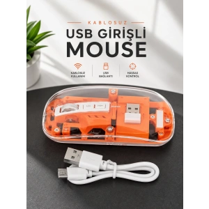 Fare Mouse Çift Modlu Kablosuz Bağlantılı 2.4ghz Destekli