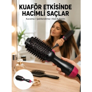 Fön Tarak 1200 W Saç Şekillendirici Saç Düzleştirici Saç Kurutma Yeni Nesil