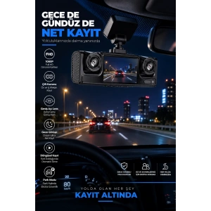 Full Hd 1080p Döngüsel Kayıtlı Araç Kamerası