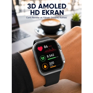 Gelişmiş Özellikli Akıllı Saat Dayanıklı Yapı Ve Amoled Ekran Yeni Nesil