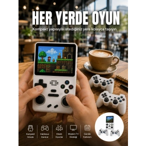 Geniş Ekranlı Taşınabilir Retro Oyun Konsolu Yeni Nesil