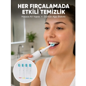Günlük Ağız Bakımı İçin Nazik Ve Etkili Yedek Başlık Seti Yeni Nesil