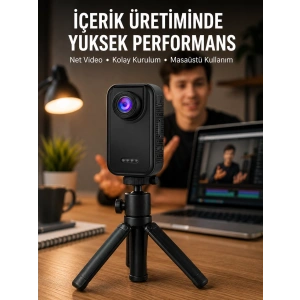 Günlük Kullanıma Uygun Mini Video Kamera Vlog Çekimleri İçin Yeni Nesil