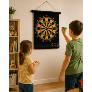 Güvenli Manyetik Dart Seti 6 Dart Oklu Eğlenceli Hedef Oyunu