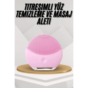Hassas Ciltlere Özel Titreşimli Yüz Temizleme Ve Masaj Aleti