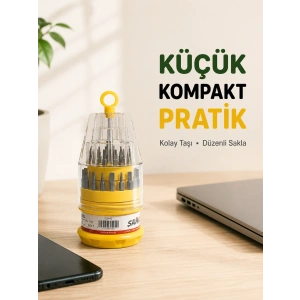 Hassas Tornavida Seti Kaymaz Saplı Elektronik Onarım Seti