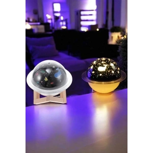 Hava Nemlendirici Masa Ve Gece Lambası Usb Projeksiyon Aromaterapi