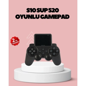 Hdmı Tv Bağlantılı Orijinal S10 Gamepad 520 Oyunlu 2025 Seri Oyun Konsolu