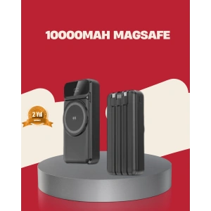 Kablosuz 15w Şarj Destekli 10000 Mah Taşınabilir Powerbank – Hızlı Şarj Özellikli