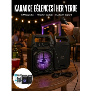 Kablosuz 6.5 İnç Tws Bluetooth Hoparlör Yeni Nesil