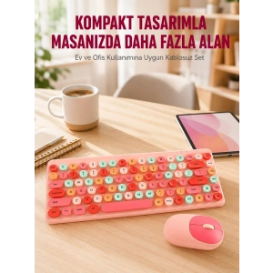 Kablosuz Bluetooth Klavye – Çoklu Cihaz Desteği, Akıllı Güç Tasarrufu Yeni Nesil