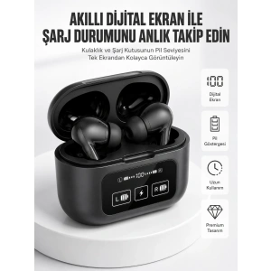 Kablosuz Bluetooth Kulaklık Pro Yeni Nesil Dokunmatik Kontrol