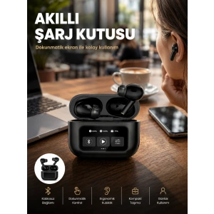 Kablosuz Bluetooth Kulaklık Pro Yeni Nesil Dokunmatik Kontrol Yeni Nesil