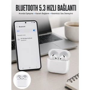 Kablosuz Bluetooth Kulaklık Tws Anc Özelliği Yüksek Ses Kaliteli Yeni Nesil