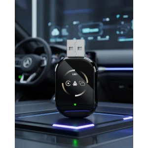 Kablosuz Carplay Ve Android Auto Adaptörü Tak Çalıştır Kullanım