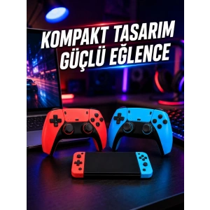Kablosuz Retro Oyun Konsolu Hdmı Tv Bağlantılı Çift Gamepad Seti
