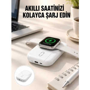 Kablosuz Ve Kablolu Şarj Destekli 10000 Mah Taşınabilir Powerbank Yeni Nesil