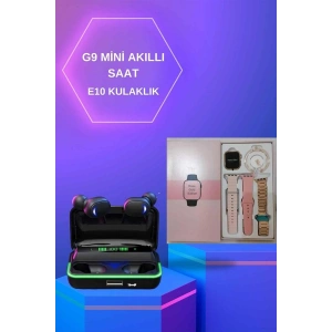 Kadınlara Özel Bileklik Hediyeli Akıllı Saat Ve Dijital Göstergeli Anc Özellikli Bluetooth Kulaklık